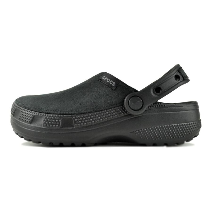 crocs（クロックス） crocs CLASSIC CRAFTED VELVET CLOG BLACK