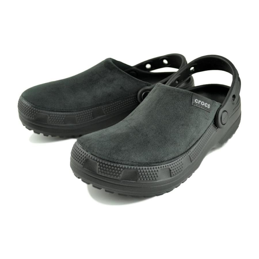 crocs（クロックス） crocs CLASSIC CRAFTED VELVET CLOG BLACK