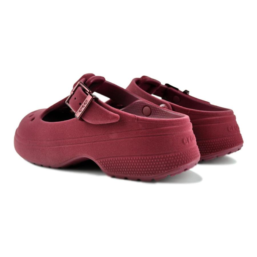 crocs（クロックス） crocs CLASSIC MARY JANE VELVET CLOG BEETROOT