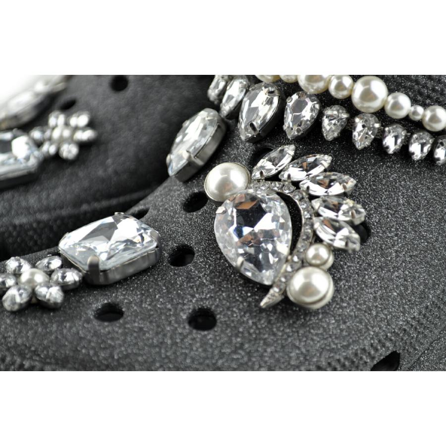 crocs（クロックス） crocs BAE WEDDING GLITTER CLOG BLACK ベイ