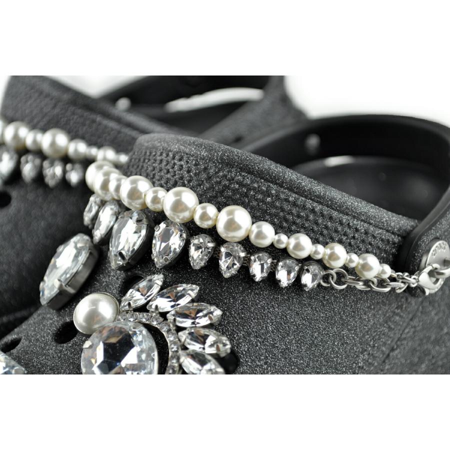 crocs（クロックス） crocs BAE WEDDING GLITTER CLOG BLACK ベイ