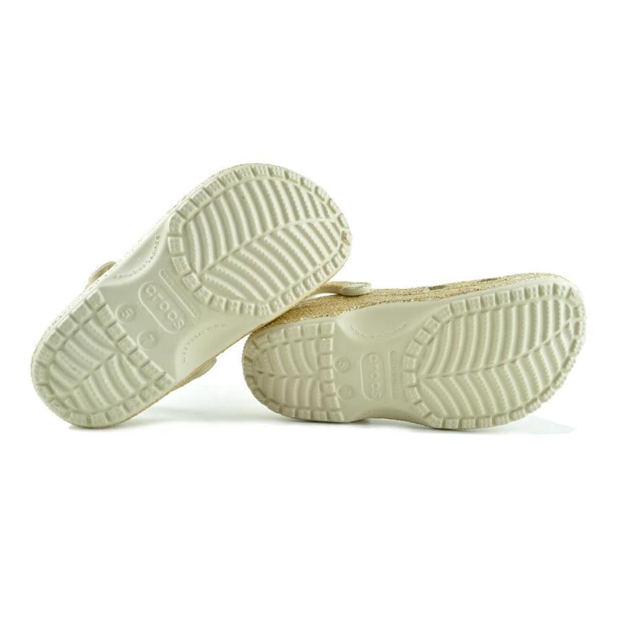crocs（クロックス） crocs CLASSIC CHUNKY GLITTER CLOG SANDSTONE