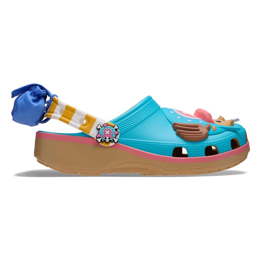 crocs ONE PIECE CHOPPER CLASSIC CLOG K 212795-90h クロックス ワンピース チョッパー クラシック クロッグ キッズ マルチの画像