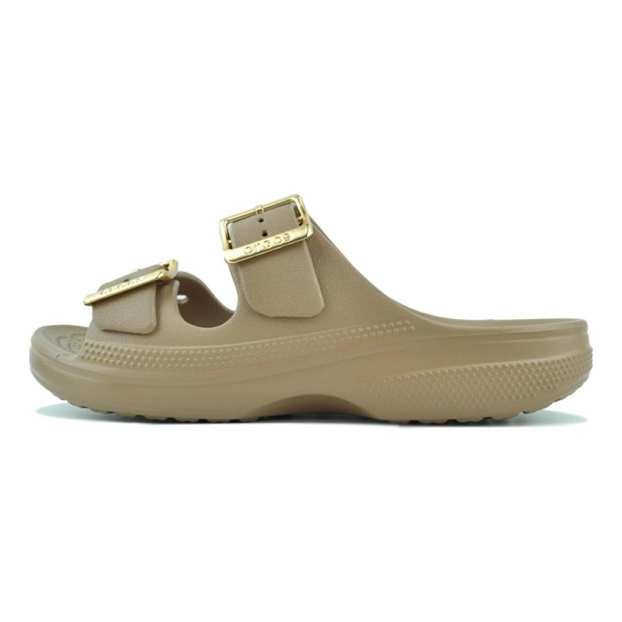 crocs（クロックス） crocs SATURDAY METALLIC BUCKLE SANDAL W SEPIA