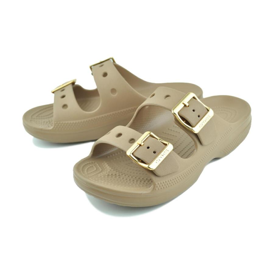 crocs（クロックス） crocs SATURDAY METALLIC BUCKLE SANDAL W SEPIA