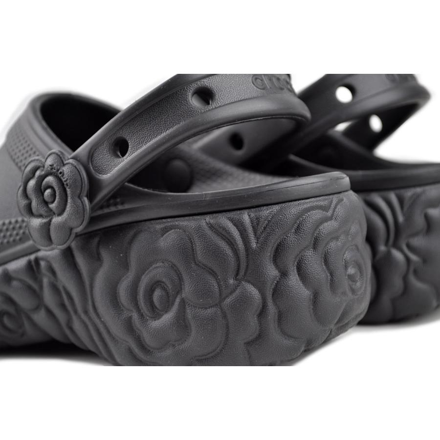 crocs（クロックス） crocs CLASSIC PLATFORM BLOOM CLOG BLACK 213447