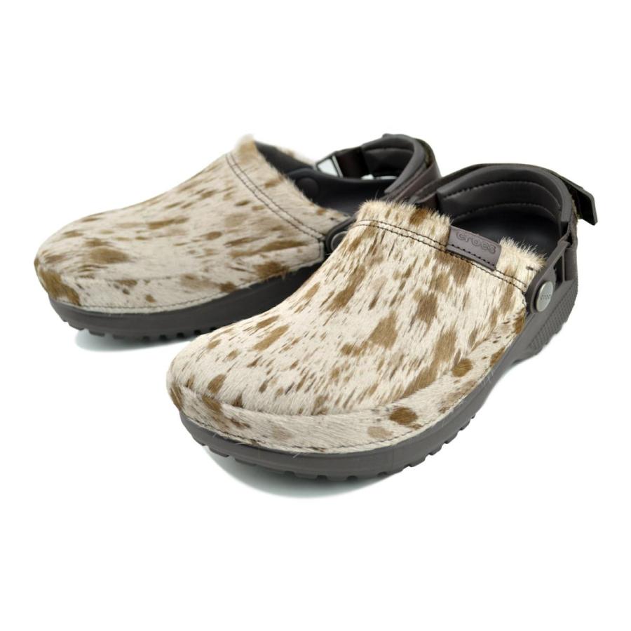 crocs（クロックス） crocs CRAFTED PONY HAIR CLOG ESPRESSO 214047
