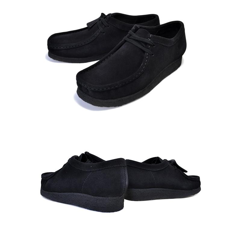 Clarks（クラークス） CLARKS WALLABEE LO BOOT BLACK SUEDE 26133279
