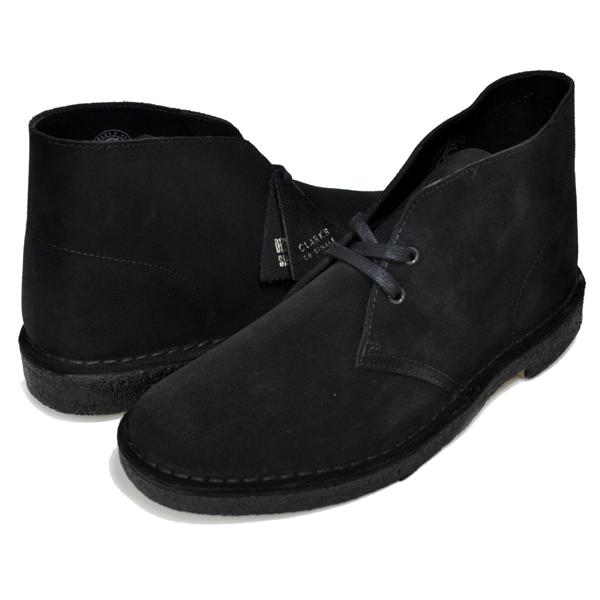 Clarks（クラークス） CLARKS DESERT BOOT BLACK SUEDE 26155480