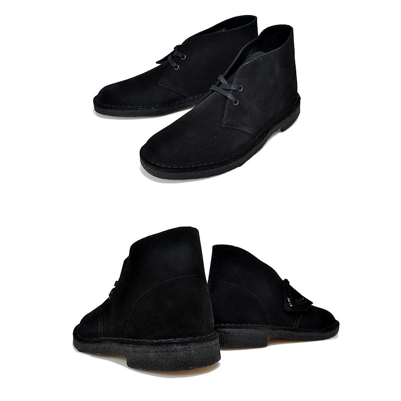 Clarks（クラークス） CLARKS DESERT BOOT BLACK SUEDE 26155480