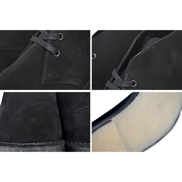 Clarks（クラークス） CLARKS DESERT BOOT BLACK SUEDE 26155480