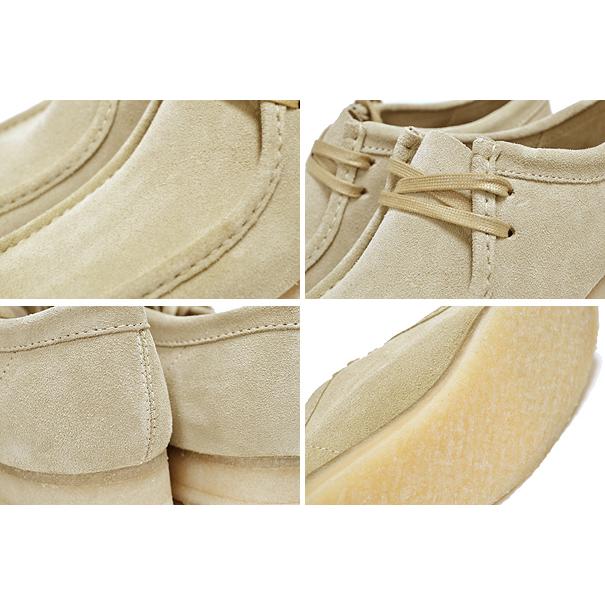 CLARKS WALLABEE MAPLE SUEDE 26155515 クラークス ワラビー モカシン シューズ カジュアル メープル スウェード クレープソール｜limited-edition｜04