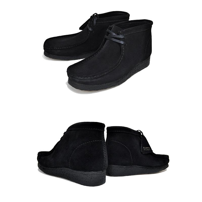 Clarks（クラークス） CLARKS WALLABEE BOOT BLACK SUEDE 26155517