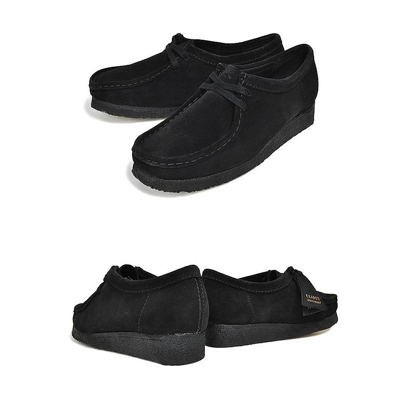 CLARKS W WALLABEE BLACK SUEDE 26155522 クラークス ウィメンズ ワラビー ブラック スウェード レディース スエード｜limited-edition｜03