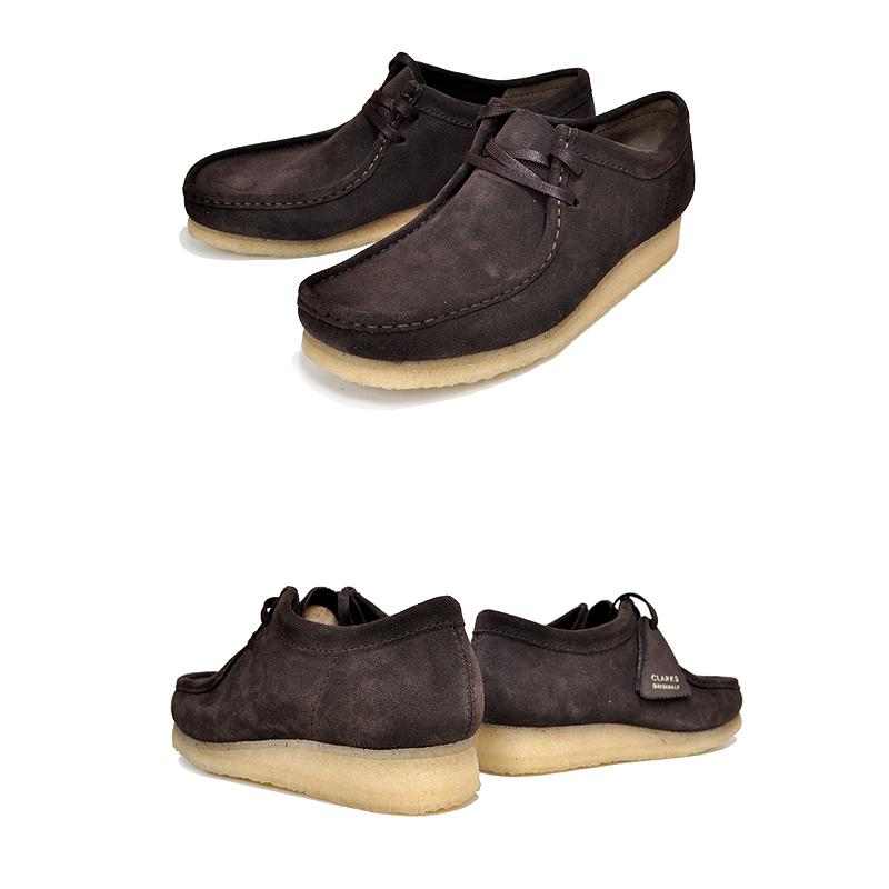 Clarks（クラークス） CLARKS WALLABEE DARK BROWN SUEDE 26156606