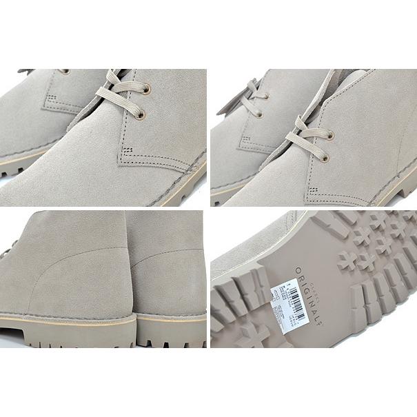 CLARKS DESERT ROCK SAND SUEDE 26162704 FIT G クラークス デザートロック サンド スエード コマンドソール ブーツ Desert Trooper｜limited-edition｜04