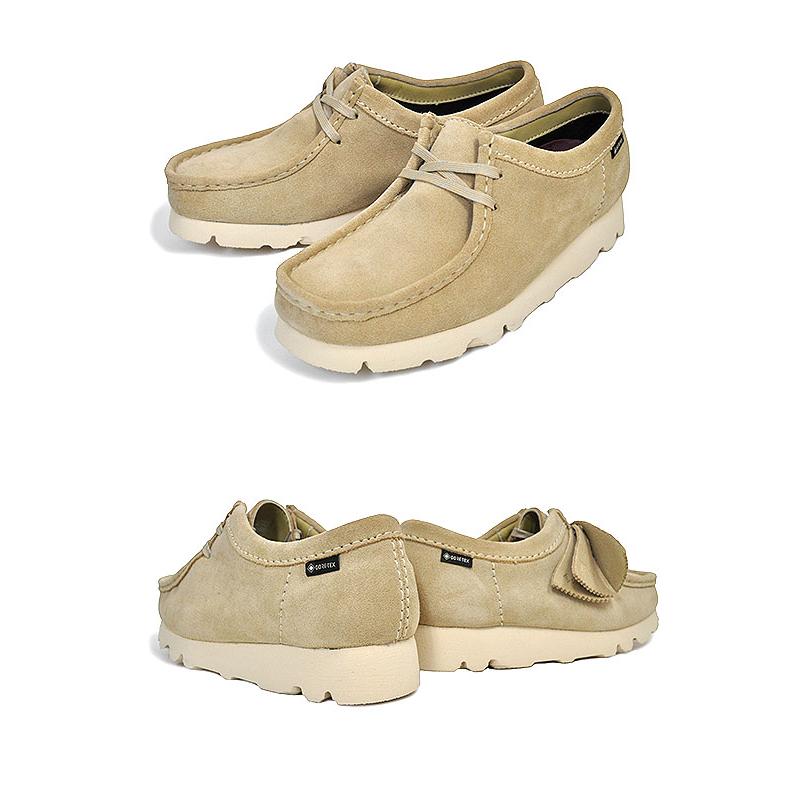 CLARKS W WALLABEE GORE-TEX MAPLE SUEDE 26169025 クラークス ワラビー ゴアテックス ウィメンズ レディース メープル スウェード スエード 防水 VIBRAMソール｜limited-edition｜03