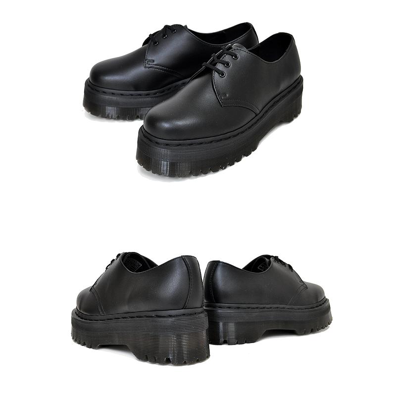 Dr.Martens VEGAN 1461 QUAD MONO 3EYE BLACK 30651001 ドクター Dr.Martens VEGAN 1461 QUAD MONO 3EYE BLACK 30651001 ドクター