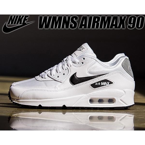 エア マックス NIKE WMNS AIR MAX 90 white/black-reflect silver