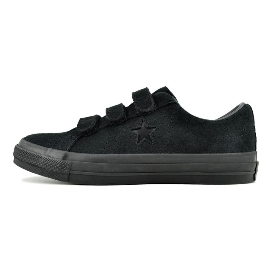 CONVERSE ONE STAR SUEDE V-3 ブラック CONVERSE（コンバース） CONVERSE ONE STAR SUEDE V-3 BLACK MONO