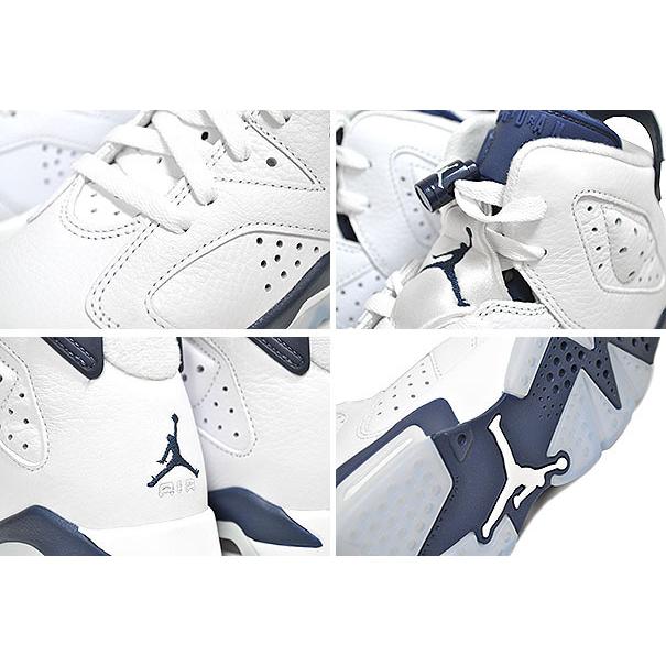 Nike Air Jordan 6 ホワイト/ネイビーナイキジョーダン　美品 JORDAN BRAND AIR JORDAN 6 RETRO WHITE/MIDNIGHT NAVY 22SP-I