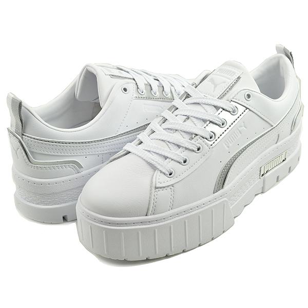 PUMA MAYZE UT METALLIC WNS WHITE-PUMA SILVER 391084-01 PUMA MAYZE UT METALLIC WNS WHITE-PUMA SILVER 391084-01