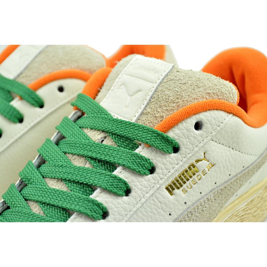 PUMA SUEDE XL 2 CARROTS WARM WHITE-RICKIE ORANGE 398801-01 PUMA SUEDE XL 2 CARROTS WARM WHITE-RICKIE ORANGE 398801-01