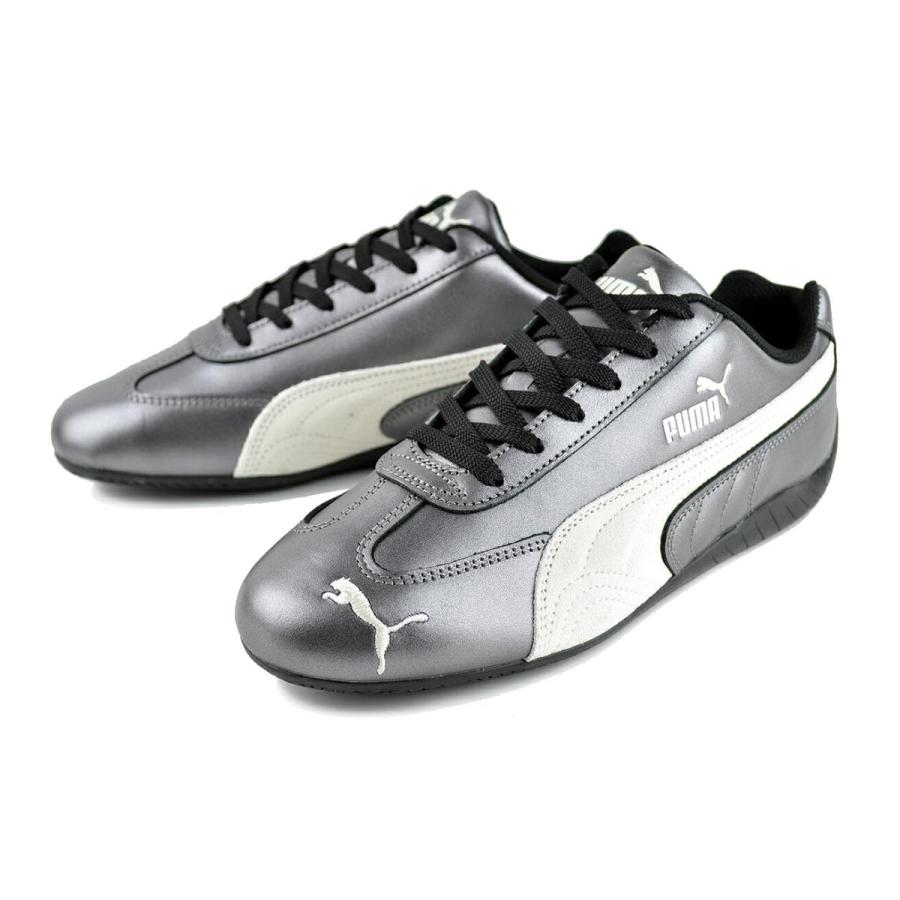☆*様 PUMA スピードキャット19センチ 新品未使用品 PUMA（プーマ） PUMA SPEEDCAT METALLIC PUMA BLACK-WARM WHITE 403689