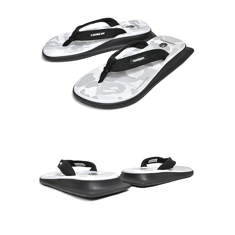 havaianas（ハワイアナス） × A BATHING APE TRADI ZORI WHITE 4146949