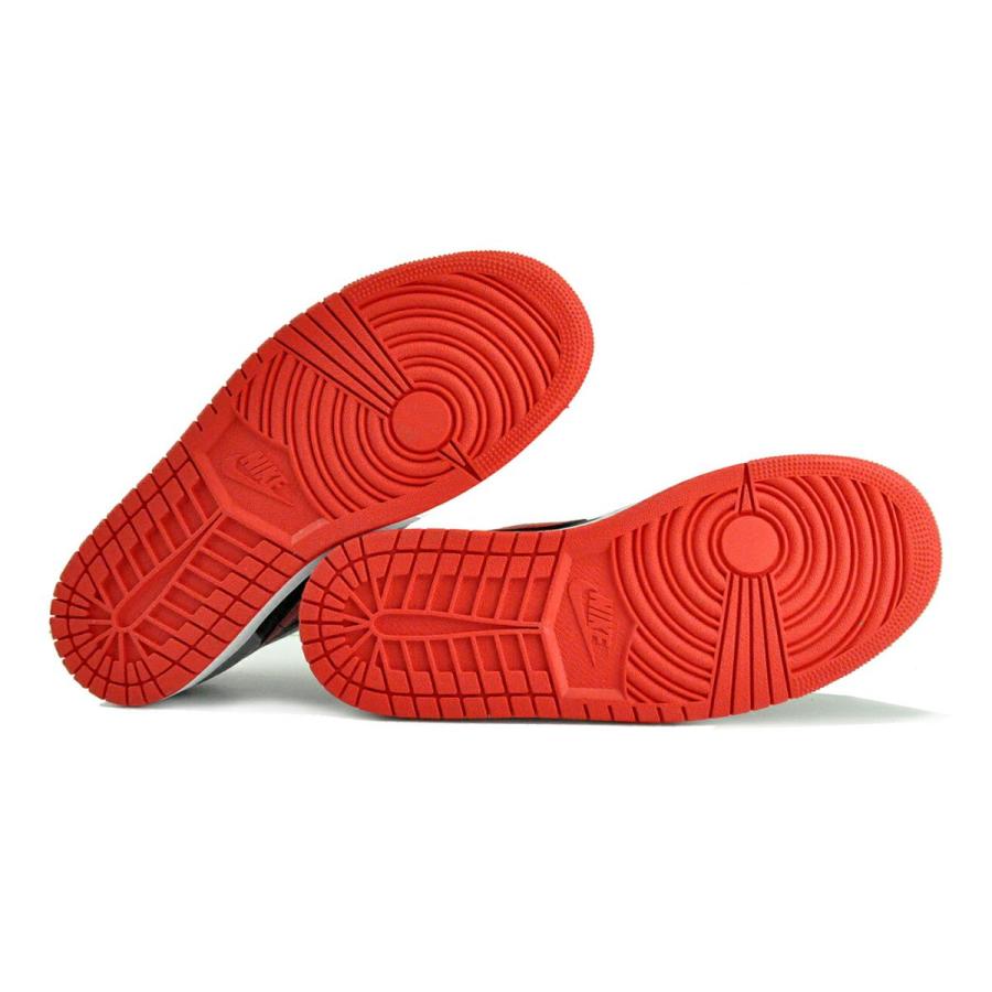 NIKE（ナイキ） NIKE AIR JORDAN 1 LOW blk/fire red-cement grey