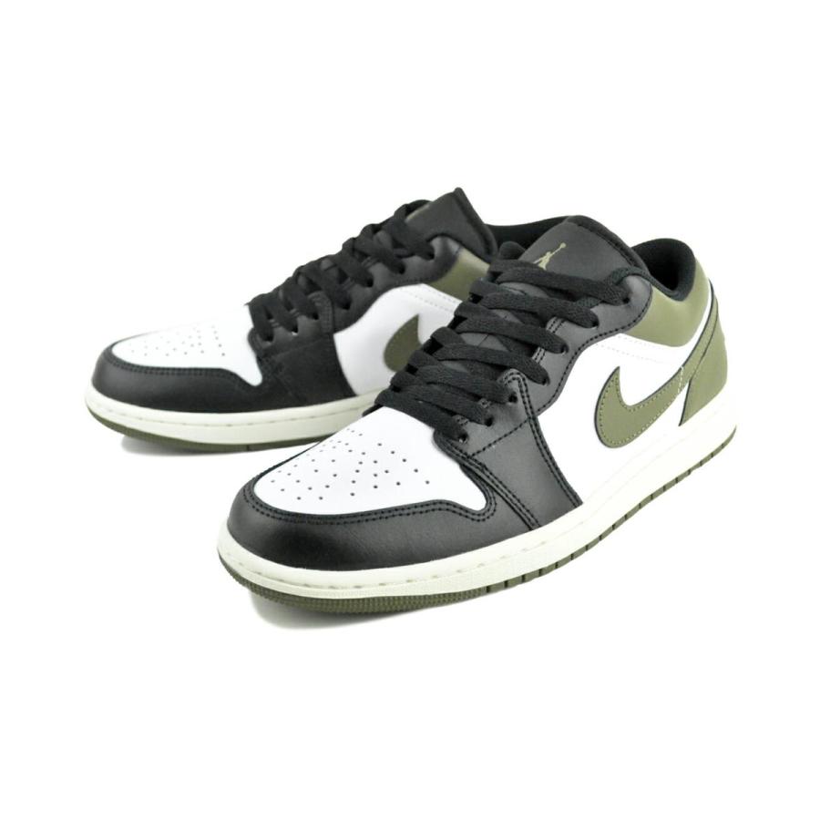 エア ジョーダン 1 NIKE AIR JORDAN LOW blk/wht-medium olive エア ジョーダン 1 NIKE AIR JORDAN LOW blk/wht-medium olive
