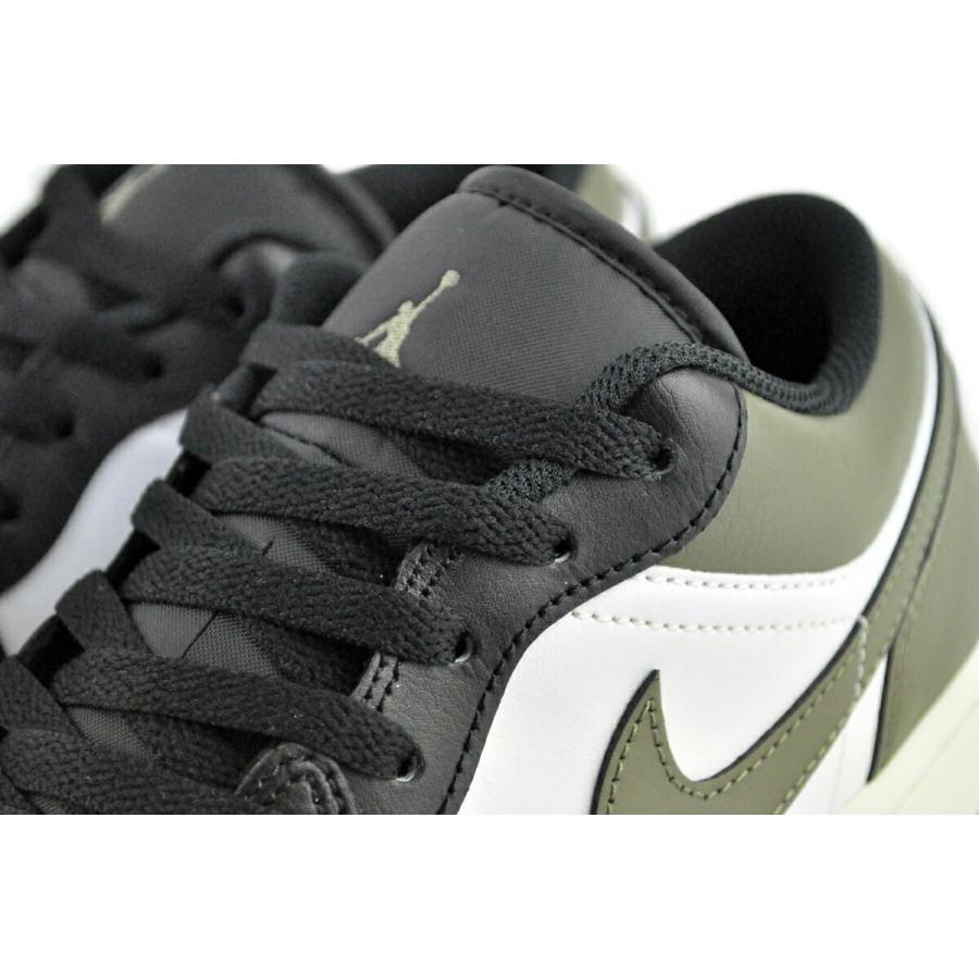 エア ジョーダン 1 NIKE AIR JORDAN LOW blk/wht-medium olive エア ジョーダン 1 NIKE AIR JORDAN LOW blk/wht-medium olive