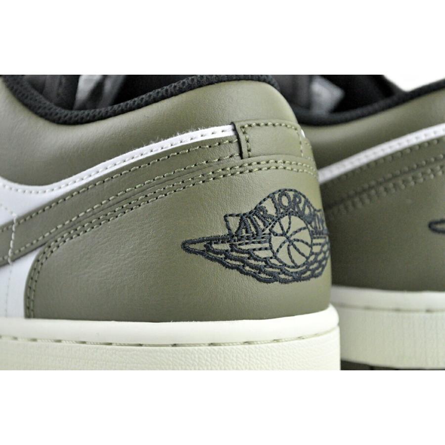 エア ジョーダン 1 NIKE AIR JORDAN LOW blk/wht-medium olive エア ジョーダン 1 NIKE AIR JORDAN LOW blk/wht-medium olive
