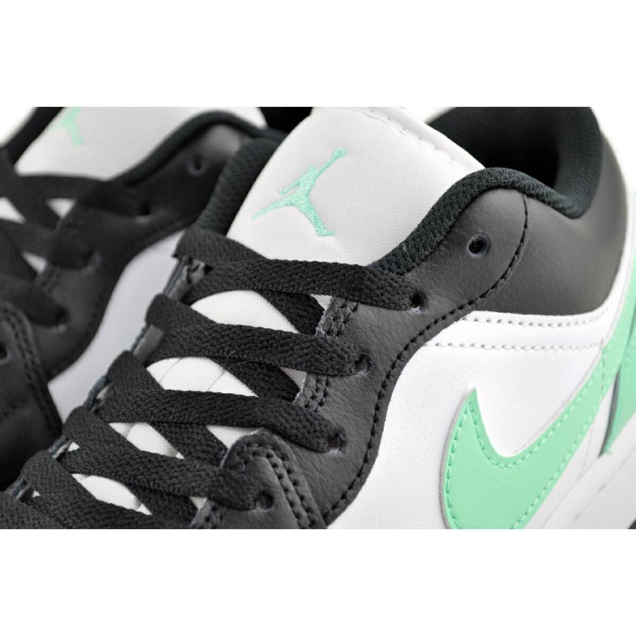 エア ジョーダン 1 NIKE AIR JORDAN LOW wht/blk-green glow 553558