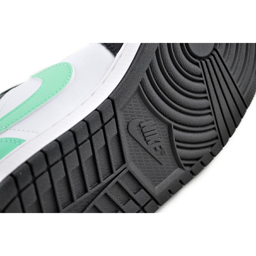 エア ジョーダン 1 NIKE AIR JORDAN LOW wht/blk-green glow 553558
