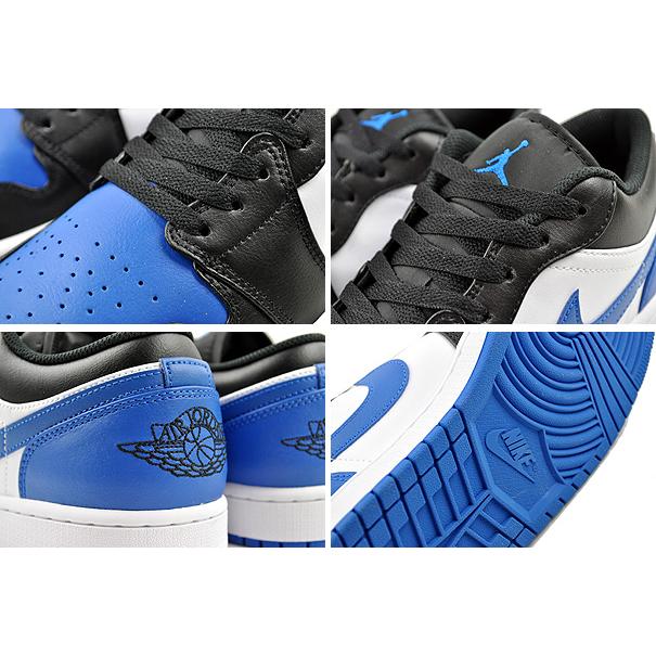 NIKE AIR JORDAN 1 LOW white/royal blue-black-white ROYAL TOE 553558-140 ナイキ エアジョーダン 1 ロー スニーカー AJ1 ロイヤル トゥ ブルー｜limited-edition｜04