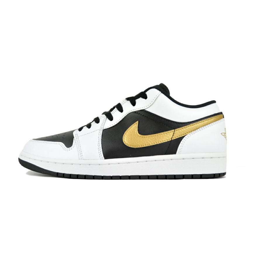 エア ジョーダン 1 NIKE AIR JORDAN LOW wht/metallic gold-blk 553558