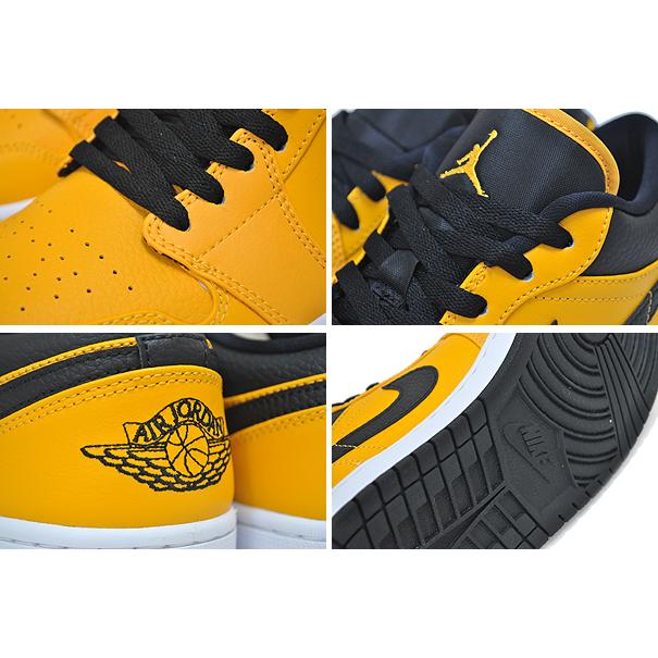 エア ジョーダン 1 NIKE AIR JORDAN LOW university gold/black-white