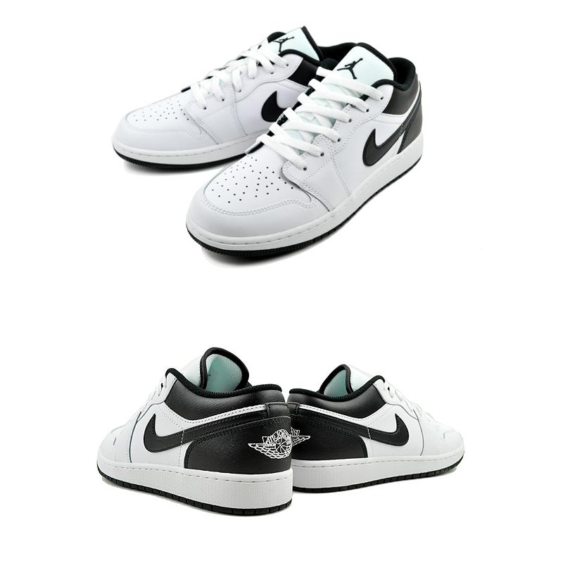 エア ジョーダン 1 NIKE AIR JORDAN LOW(GS) white/black-wht エア ジョーダン 1 NIKE AIR JORDAN LOW(GS) white/black-wht