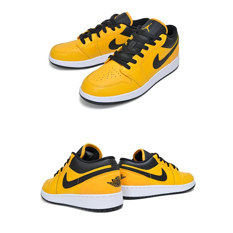 エア ジョーダン 1 NIKE AIR JORDAN LOW (GS) university gold/black