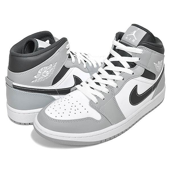 エア ジョーダン 1 NIKE AIR JORDAN MID lt smoke grey/white エア ジョーダン 1 NIKE AIR JORDAN MID lt smoke grey/white