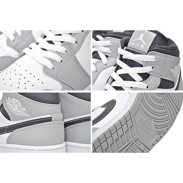 エア ジョーダン 1 NIKE AIR JORDAN MID lt smoke grey/white エア ジョーダン 1 NIKE AIR JORDAN MID lt smoke grey/white