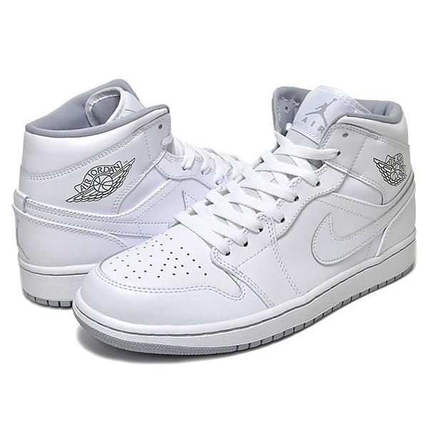 エア ジョーダン 1 【訳アリ】NIKE AIR JORDAN MID white/wht-w.gry
