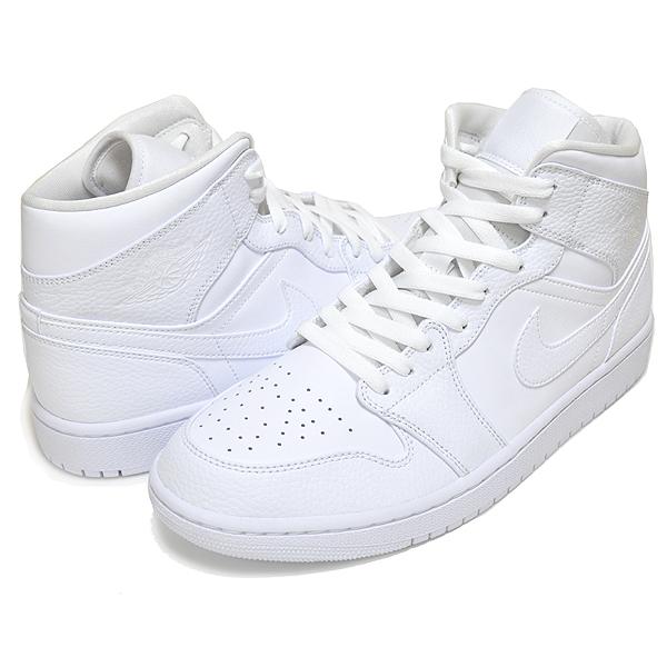 Jordan NIKE AIR JORDAN 1 MID white/white-wht 554724-130