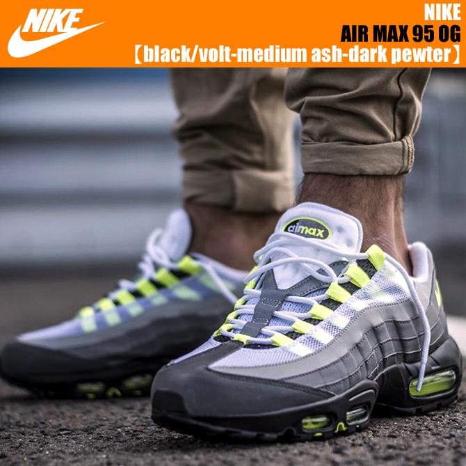 エア マックス 95 NIKE AIR MAX OG blk/volt-m.ash-d.pewter エア マックス 95 NIKE AIR MAX OG blk/volt-m.ash-d.pewter