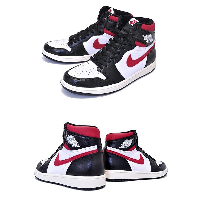 Jordan NIKE AIR JORDAN 1 RETRO HI OG black/gym red-white Jordan NIKE AIR JORDAN 1 RETRO HI OG black/gym red-white