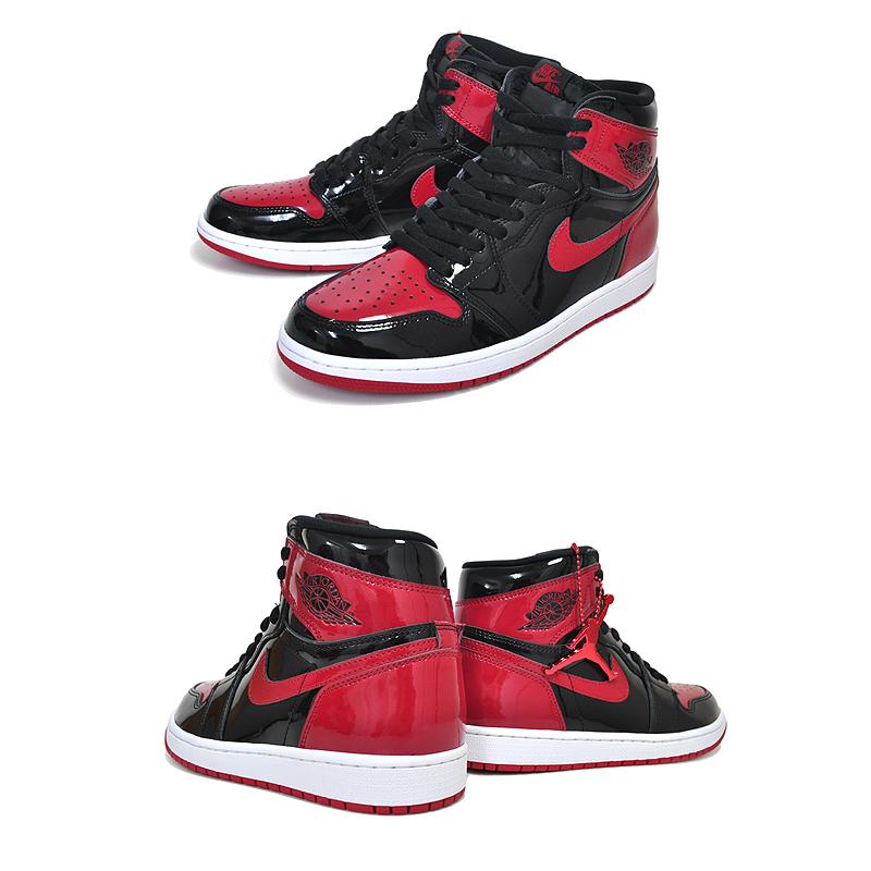 エア ジョーダン 1 NIKE AIR JORDAN RETRO HI OG PATENT BRED エア ジョーダン 1 NIKE AIR JORDAN RETRO HI OG PATENT BRED