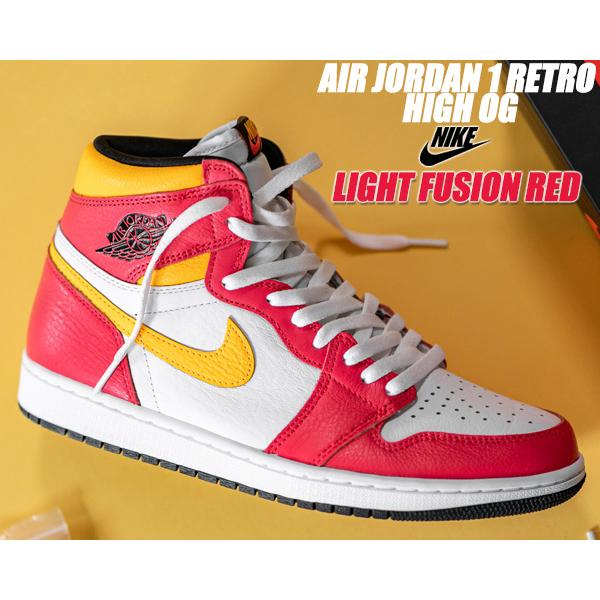 エア ジョーダン 1 NIKE AIR JORDAN HIGH OG lt fusion red/black