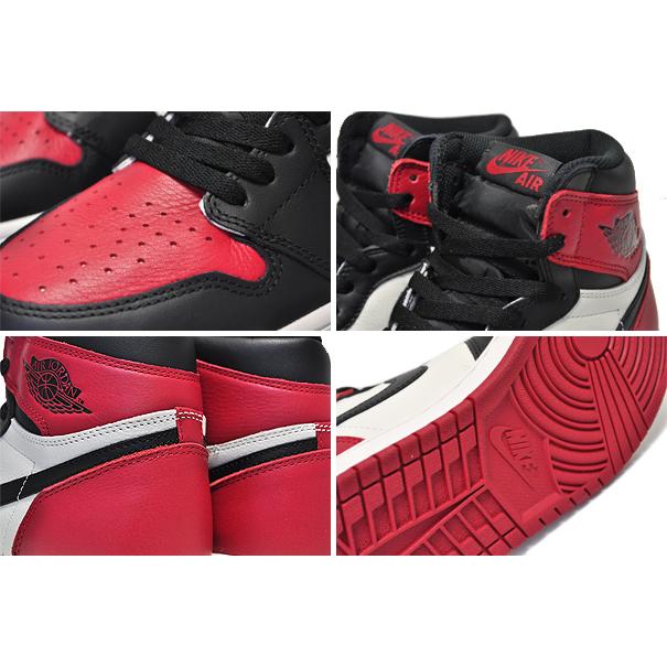 Jordan NIKE AIR JORDAN 1 RETRO HIGH OG BRED TOE gym red Jordan NIKE AIR JORDAN 1 RETRO HIGH OG BRED TOE gym red