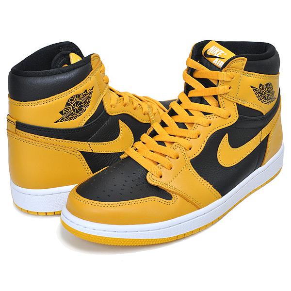 NIKE AIR JORDAN 1 RETRO HI OG pollen/white-black 555088-701 ナイキ